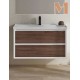 Mueble de baño HERMES suspendido 2 cajones