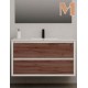 Mueble baño HERMES 2 cajones suspendido