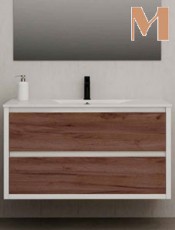 Mueble baño HERMES 2 cajones suspendido
