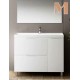 Mueble Baño KRABI 2 cajones y puerta Blanco