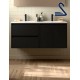Mueble de baño suspendido NOJA 120 cm Toscana Black Satin
