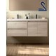 Mueble de baño suspendido NOJA 140 cm Toscana Natural