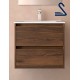 Mueble de baño suspendido NOJA 60 cm Nogal Maya