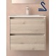 Mueble de baño suspendido NOJA 60 cm Natural