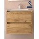Mueble de baño suspendido NOJA 60 cm Roble África
