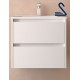 Mueble de baño suspendido NOJA 60 cm Blanco Mate
