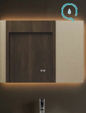 Espejo con luz para baño modelo DACCA, ideal para iluminación óptima en espacios modernos. Diseño elegante y funcional.