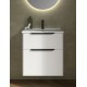 Mueble de baño suspendido LUVA 60 cm Blanco Mate