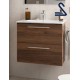Mueble de baño suspendido SILANE 60 cm Nogal Maya