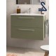 Mueble de baño suspendido SILANE 60 cm Verde Mate