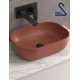 Lavabo de posar CARLA PORCELANA CLAY 460 x 325 x 135 mm