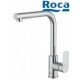 Grifo de cocina Roca CALA A5A856EC00 con caño giratorio, diseño moderno y alta eficiencia en el uso del agua