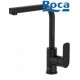 Grifo de cocina monomando negro Roca CALA con caño giratorio, diseño exclusivo y elegante alta calidad
