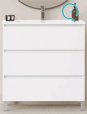 SEVILLA. Mueble de lavabo con patas barato