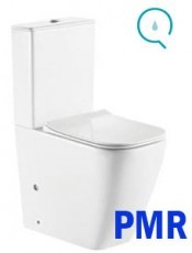 Inodoros PMR Pisa Rimless Dual
