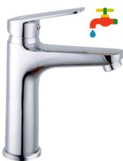 Monomando Lavabo Alto ICON Cromo