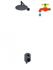 Conjunto empotrado monomando ducha JADE 