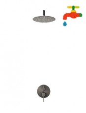 Conjunto monomando ducha empotrado BARI