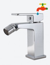 Monomando bidé KU Cromo