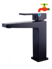 Monomando Lavabo KU Negro