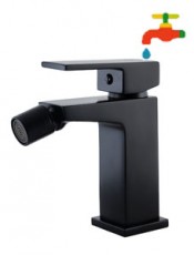 Monomando bidé KU Negro