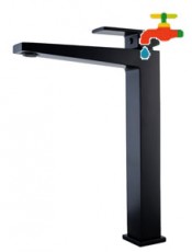 Monomando Lavabo Alto KU Negro