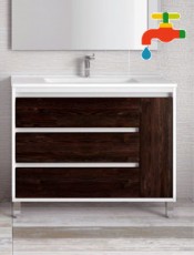Mueble de baño SARA 3 cajones y 1 puerta con patas.