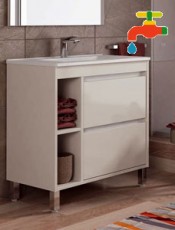 Mueble de baño ANA 2 cajones con patas.