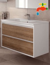 Mueble de baño CRISTY 2 cajones suspendido.