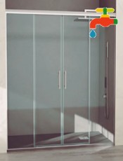 Mampara de ducha frontal SISEMAT