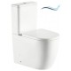 Inodoro compacto Rimless adosado a pared Redondo