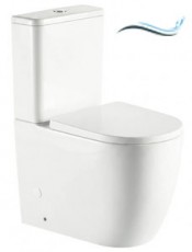 Inodoro compacto Rimless adosado a pared Redondo