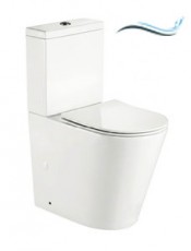 Inodoro moderno de diseño Turín Rimless adosado a pared