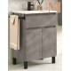 Mueble de baño ALMERÍA 1 cajón y 2 puertas con patas.