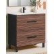 Mueble de baño MADRID 2 cajones con patas