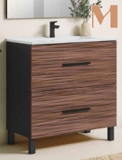 Mueble de baño MADRID 2 cajones con patas
