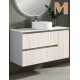 Mueble de baño TOLEDO 2 cajones y puerta suspendido.