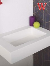 Lavabo encimera CUBICA Solid Surface