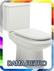 Tapa WC Dama Retro Roca Original y compatible. Cartagena
